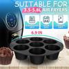 7 Inch 7 Cups Airfryer Silicone Muffin Pan Cupcake Mold for 3.5 To 5.8 L Air Fryer Accessories Non Stick Mini Cake Mould