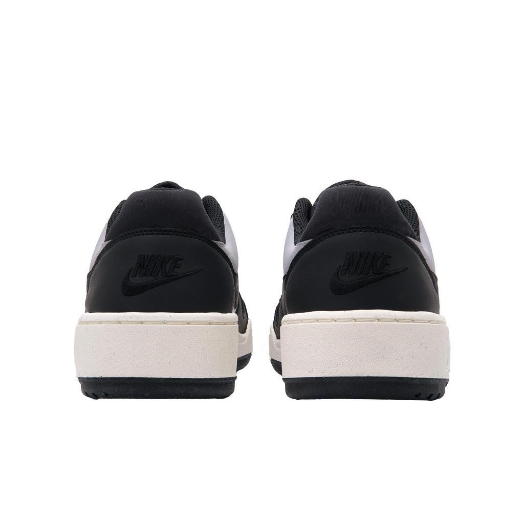Nike Full Force Abrasion Resistant Low top Skateboard Shoes Men's Black White Gray FB1362-101(Team734-force)
