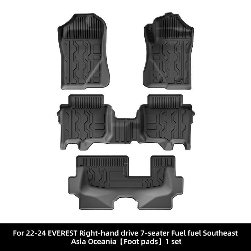 Водонепроницаемые коврики TPE для пола и багажника для Ford Everest 2022-2024 RHD