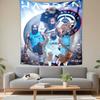 "Basketball Star Clippers Theme Patterned DesignPatterned tapestry for bedroom and living room home decor