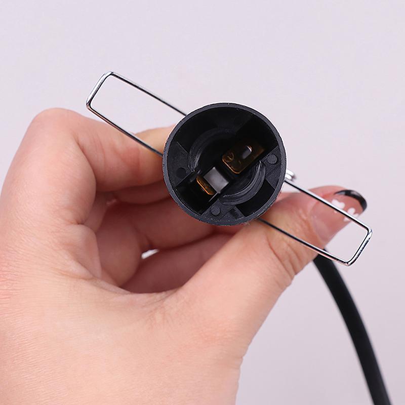 Для солевой лампы лавы 1,5 м шнур питания с диммером, выключателем, металлическим зажимом, цоколем E14, держателем патрона для подвесного светильника, вилкой