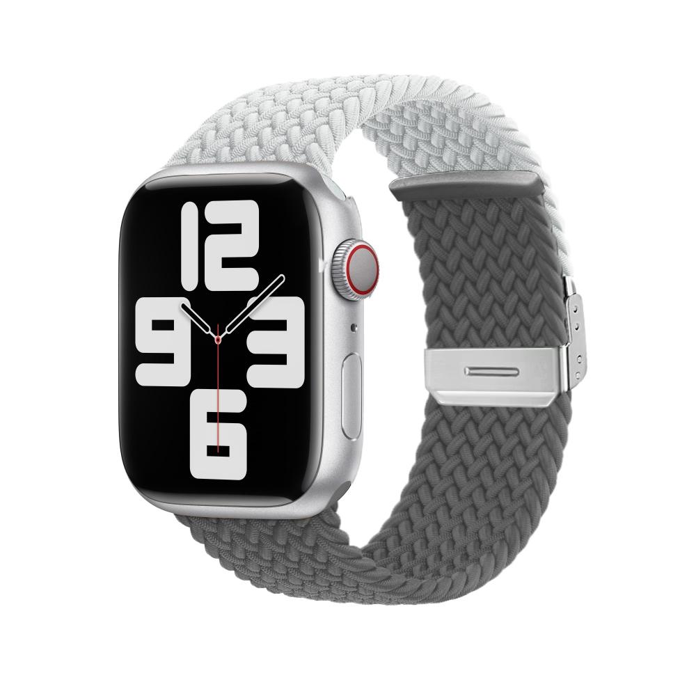 Плетеный ремешок Solo Loop для Apple Watch Band 44 мм, 40 мм, 45 мм, 41 мм, 42 мм, эластичный нейлоновый браслет Correa, iWatch Series 4 5 se 6 7 3 8
