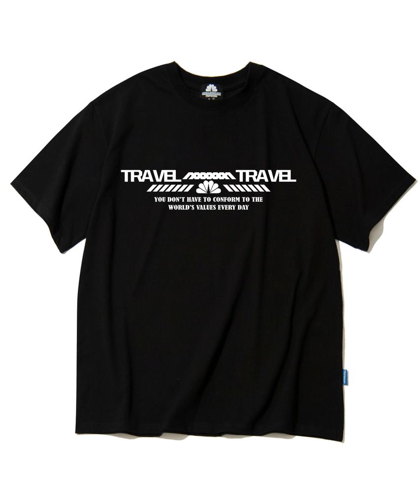 TRIPSHION Double Travel Graphic T-Shirt - 8 Colors (Type B)