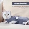 Pet Recovery Suit Four Legs Abdominal Wound Jacket for Cats