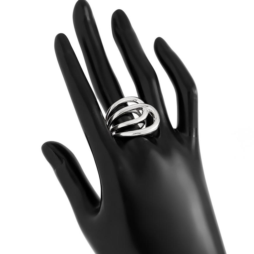 Стильный металлический глянцевый открытый браслет с преувеличенным дизайном в виде капли воды для женщин