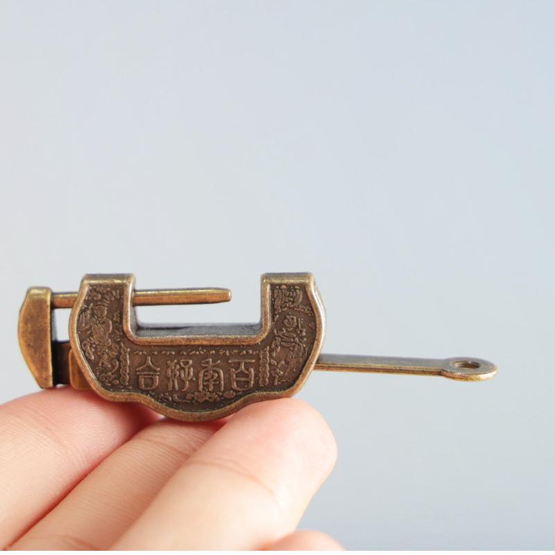 Montessori Children's Unlocking Games Sensory Training Antique Small l Locks Early Education Puzzle Toys Daily Teaching Aids