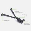 Bicycle Two-Legged Stand Adjustable Simple Installation Universal Non-Slip Bipod Bicycle Stand Mountain Bike Footrest