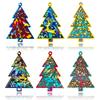 Holographic Christmas Tree Pendant Silicone Mold Ornaments Silicone Mould Resin Casting Molds Christmas Crafts Supplies