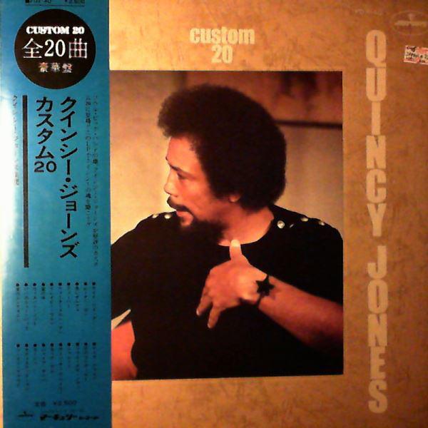Виниловая пластинка QUINCY JONES Custom 20 FDX40 MERCURY 1972 Япония Obi Джаз Б/у