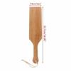 Big 35.7Cm Natural Bamboo Wood Paddle  Spanking Impact Play Fetish Paddles