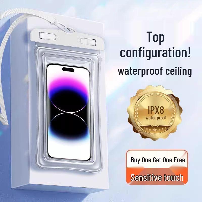 Водонепроницаемый чехол для телефона с сенсорным экраном для плавания, дайвинга и курьеров доставки