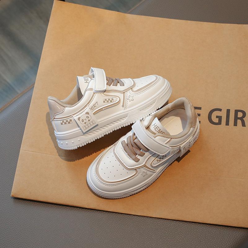 Туфли для девочек 2025 осень новая студенческая версия маленькие белые туфли детские повседневные мягкая подошва высокая ценность школьный сезон обувь