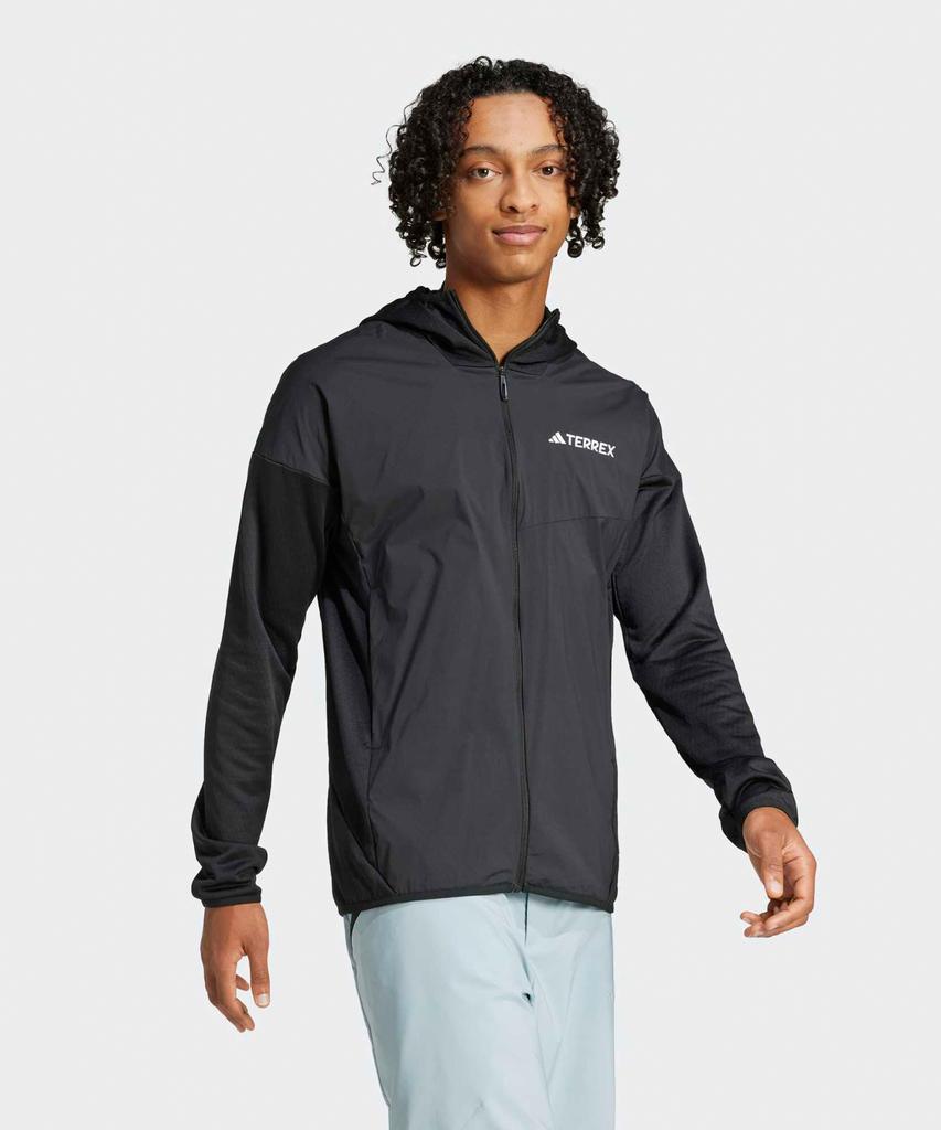 adidas Куртка с капюшоном Terrex Xperior Climawarm+ Windlight Fleece - Черный / Jf1227