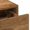 Makeup Table with Drawers Brown 60 x 40 x 70 cm Engineered Wood