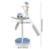 Fisherman Balance Art Figurine Swinging Kinetic Ornament Metal Balance Fisherman Sculpture for Home And Workplace Decor