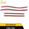 Highlander '22 Lifter Trim Window Armrest Switch Bright Strip Accessory