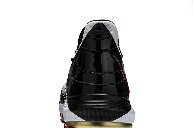 Men's Sneakers Nike LeBron 16 Remix White/Black-Metallic Gold-Varsity Crimson