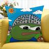 Sad P-Pepe The Frog World Various Sizes Square Pillow Case For Car Home Bedchamber Decor