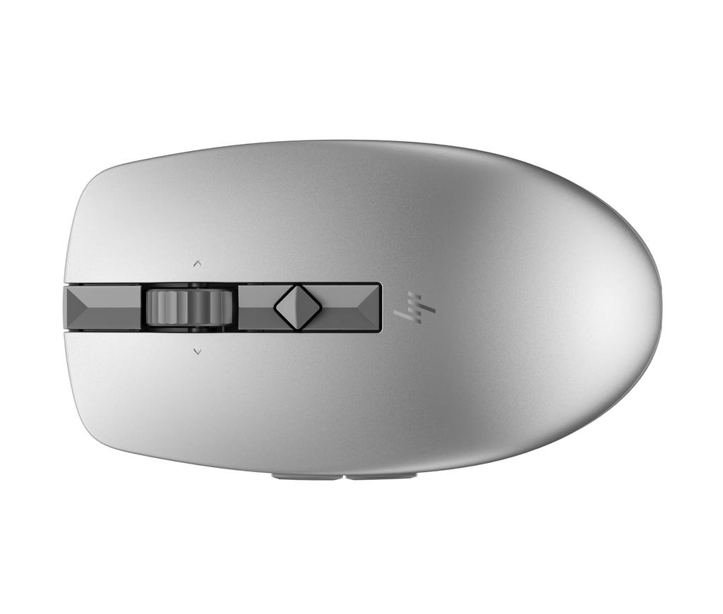 HP 710 Перезаряжаемая Беспроводная Мышь, Совместимая с и Поддерживающая 3 и Переключаемое Колесо Прокрутки, Тихая, Bluetooth, Windows, Mac, ChromeOS, Устройства,