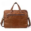 Casual Vintage Genuine Leather Men's Briefcase Business Handbag Crossbody Cowhide Men's Bag