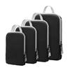 Compression Packing Cubes 4 Piece Packing Cubes For Travel Compression Vacuum Carry Bags Reusable For Suitcase Flight Luggage