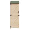 Garden Shed Natural 59.5 x 56 x 176.5 cm Solid Spruce Wood