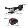 21800mah/29800mah Electric Angle Grinder Cordless Polisher Polishing Tool Set 188VF/218VF New