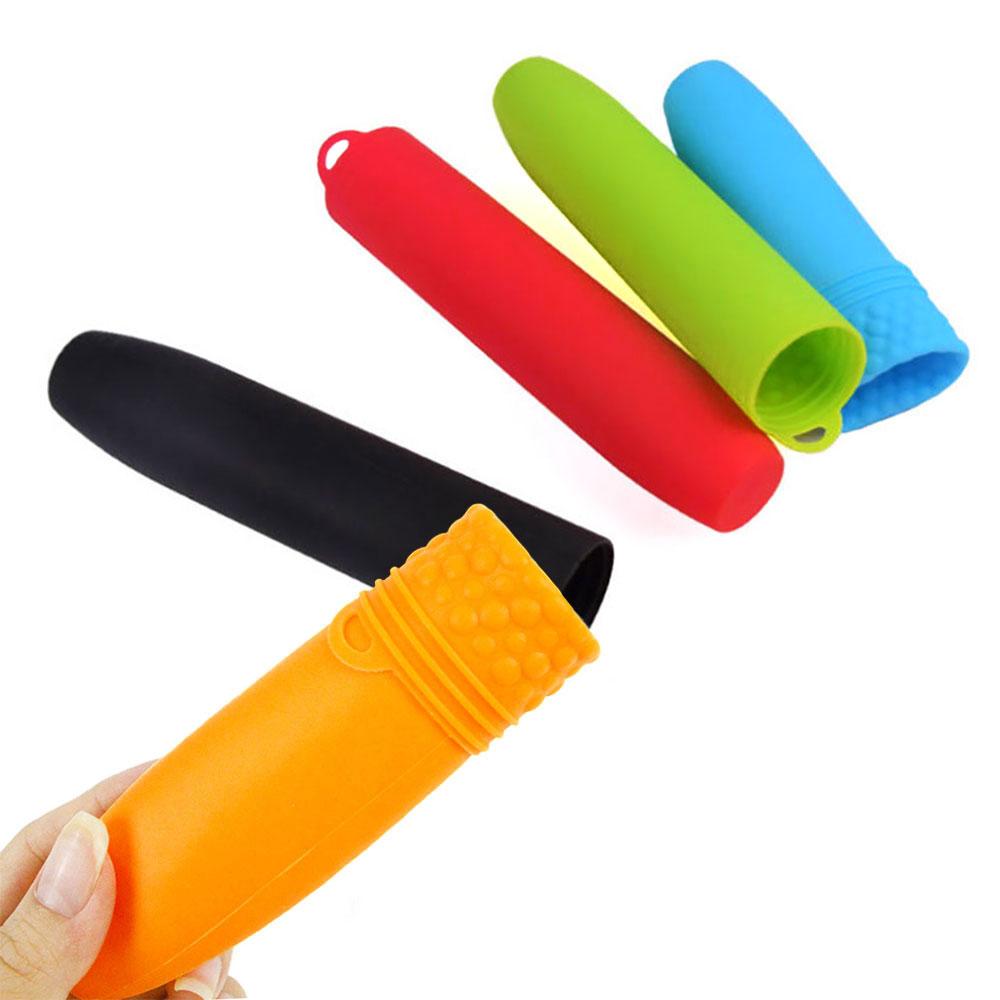 Silicone World Силиконовая термоизолирующая накладка на ручку кастрюли, противоожоговая, противоскользящая крышка для ручки кастрюли, части посуды, кухонные инструменты