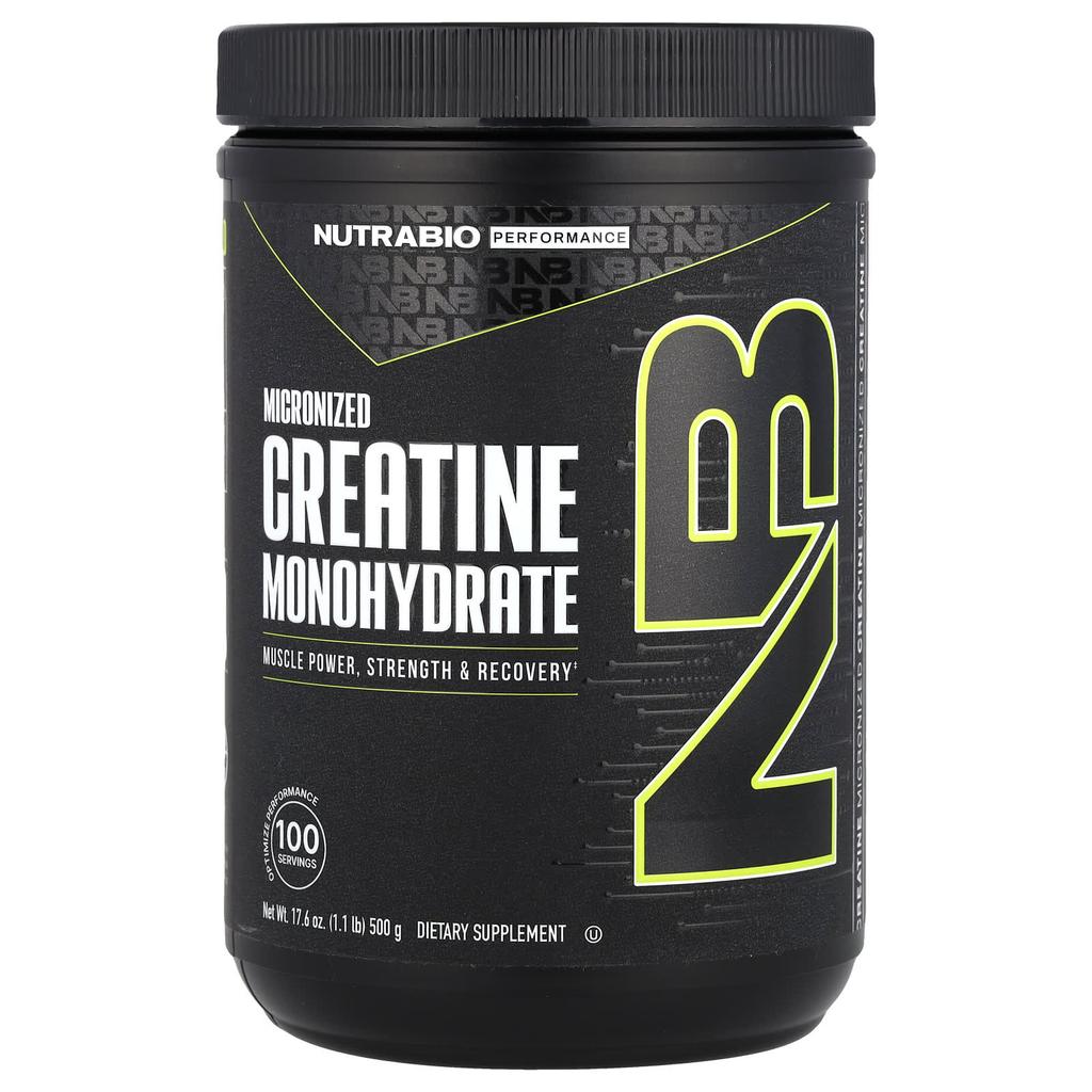 Athletic Performance, Micronized Creatine Monohydrate, 500G (1.1Lb)