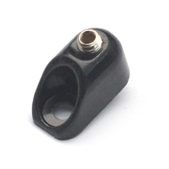 6-струнный безголовый гитарный бридж Металлический одинарный фиксированный веерный ладовый басовый бридж для замены деталей электробас-гитары