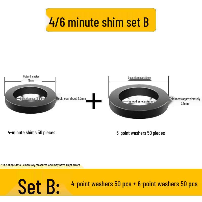 Quick-Fit Silicone Gasket & Waterproof Ring Set: Rubber Gasket, Sealing Ring, Corrugated Pipe, Water Inlet Hose, Quarter Gas Pipe