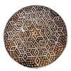 IBA Indianbeautifulart Fabric Printing Wooden Block Round Shape Floral Pattern Designer Textile