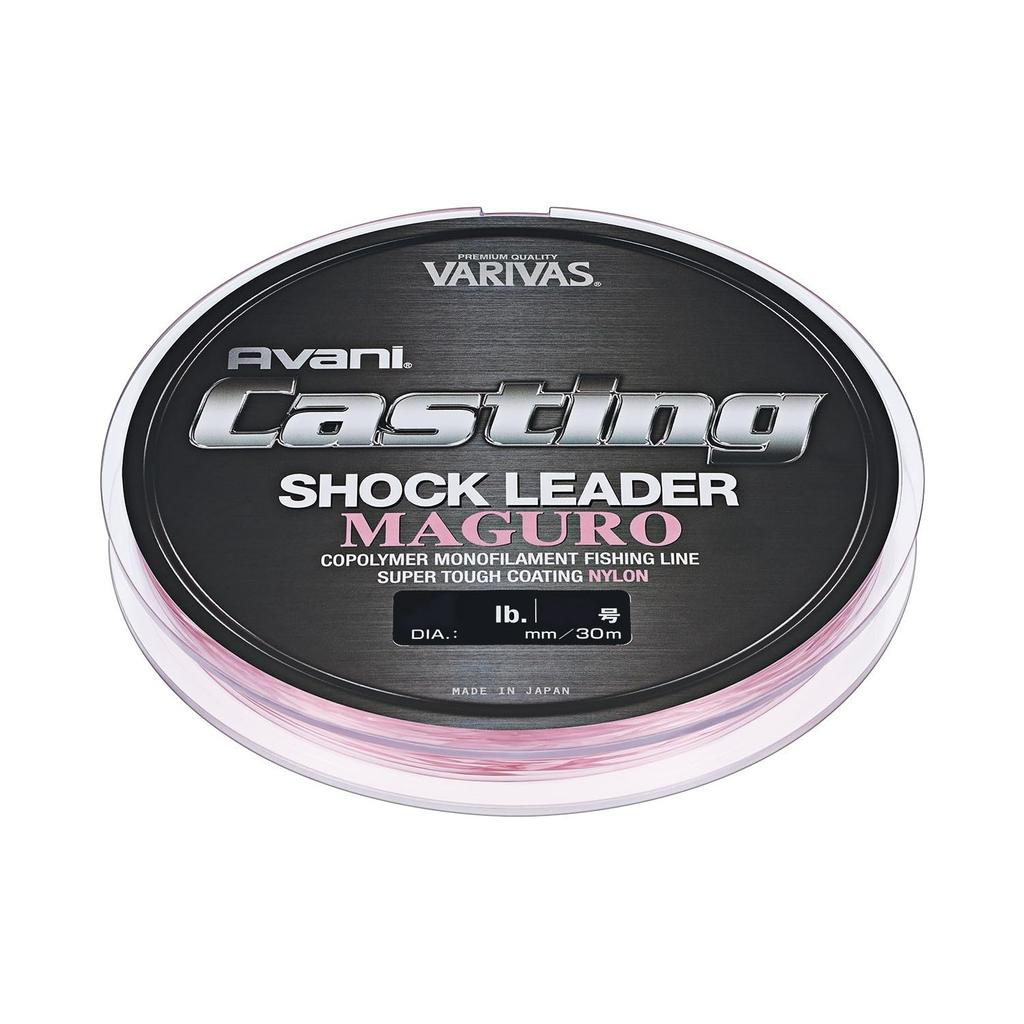 VARIVAS Shock Leader Avani Casting Tuna Nylon 30 м 80 220 фунтов Прозрачный розовый №.