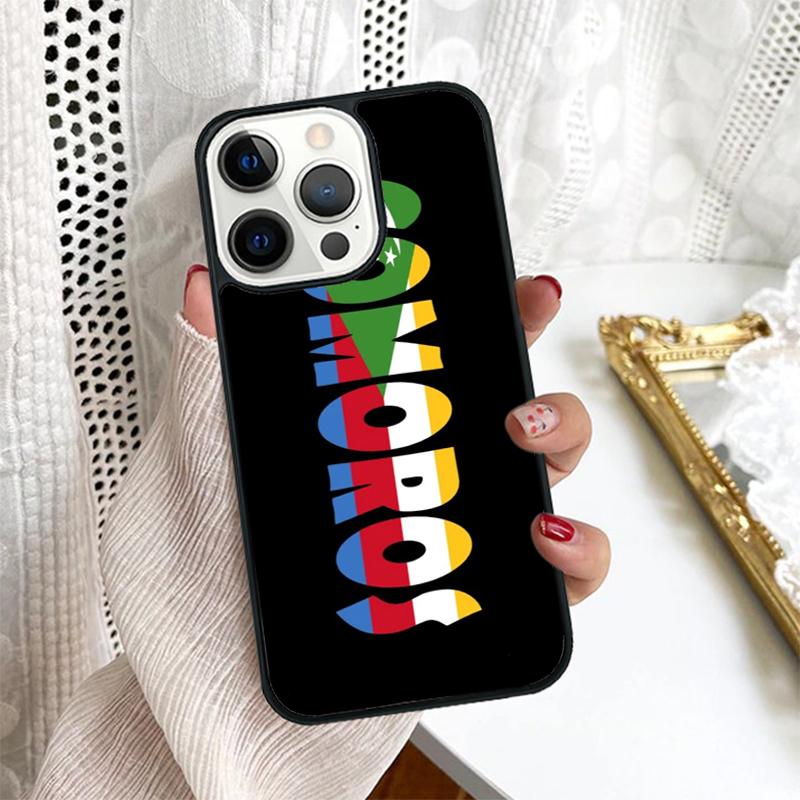 Чехол для телефона Флаг Коморских островов Для iPhone 17 Air 16 15 14 Plus для apple 16 11 12 13 Pro Max coque