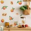 Fun-e63 Painted Peach Kitchen Refrigerator Sticker Home Background Landscaping Wall Sticker