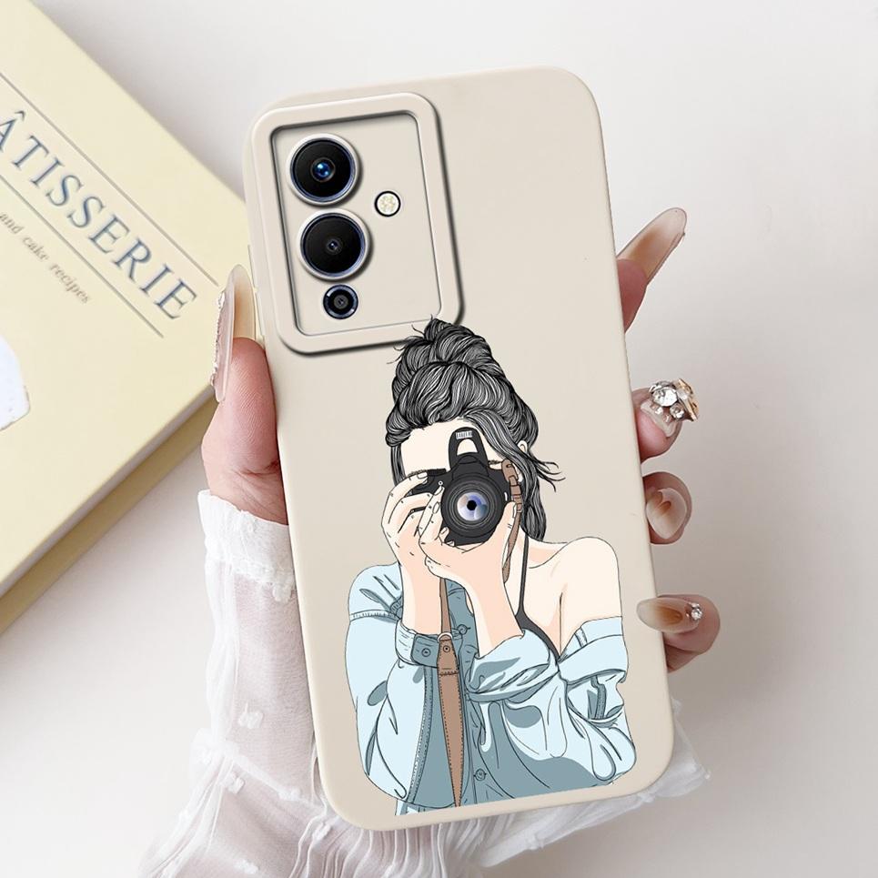 For Note 12 Pro 5G Inifinix Back Cover Infinix Note12 12Pro X671B Funda Flower Butterfly Women Fashion Phone Case Soft Silicone