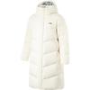 Li Ning Fitness Series Logo Comfortable Loose Cold Resistant Warm Outdoor Long Casual Down Jacket Men Outerwear Off-White AYMU095-2