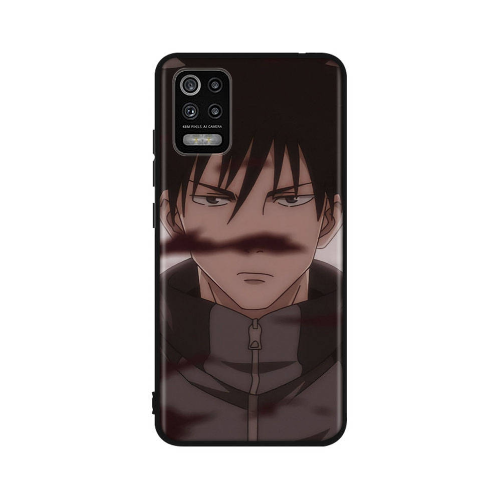 DT17Jujutsu Kaisen Case for OPPO Reno 8 6 5 4 Pro Find X3 A17 A31 A38 A40 A53 A54 A55 A74 A76 A78 A77 A80 A94 A95 A96 Lite Black Soft Cover