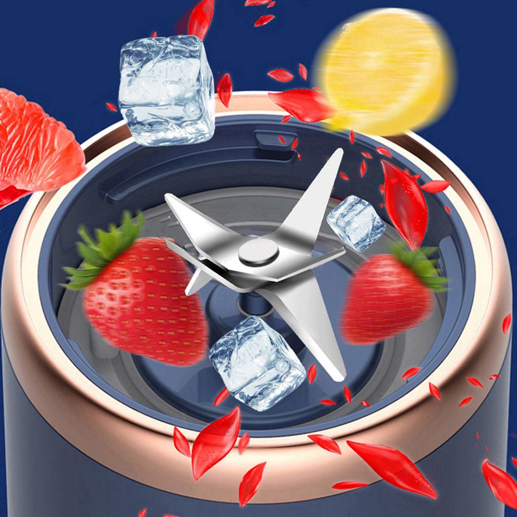 Portable Blender Bottle Electric 6 Blades Multifunction Juice Blender Fresh Juice Smoothie Blender Ice CrushCup Food Processor