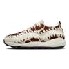 Nike Женские кроссовки Air Footscape с тканым принтом коровы, кремовые, черные, FB1959-100