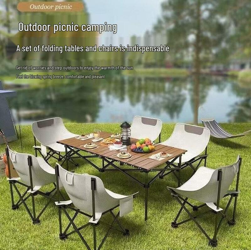 Portable Outdoor Moon Camping Chair
