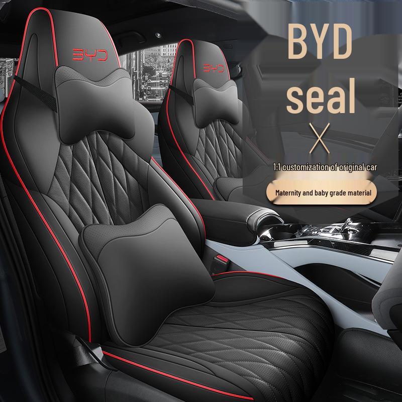 BYD Seal All-Season Leather Seat Cover - Full Surround Protection