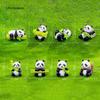 Micro Landscape Simulation Panda Ornaments Resin Crafts Panda Miniatures  Gardening Landscape