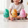 Dancing Octopus Toy Automatic Crawling Toy with Music Lights Smart Sensor Pet Toy Fun Birthday Gift for Kids