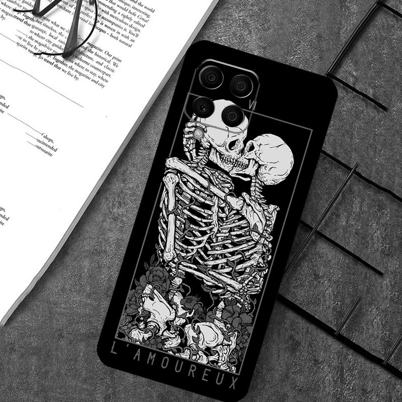 Чехол-череп в готическом стиле для Samsung Galaxy M55 M31 M13 M11 M12 M14 M15 M06 M16 M36 M56 M53 M32 M52 M35 M34 M54