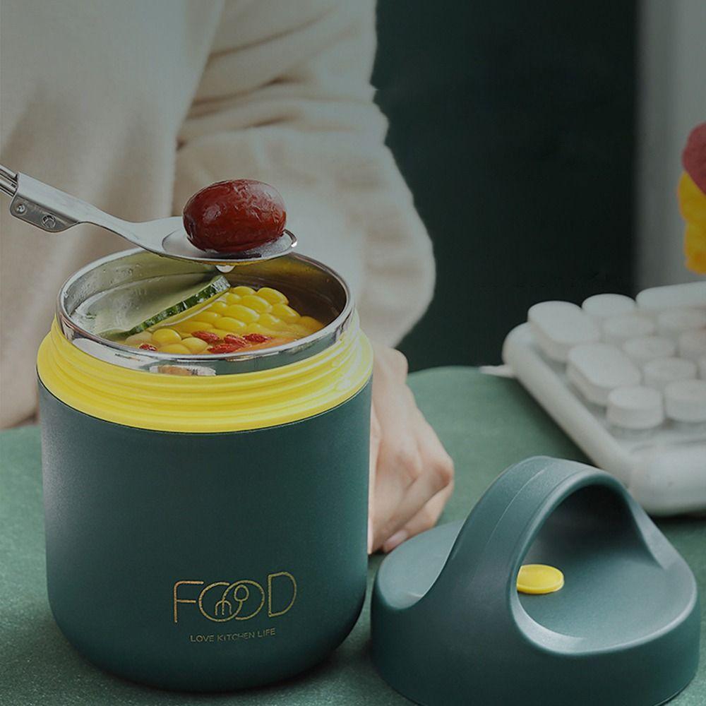 Вакуумная вакуумная чашка из нержавеющей стали, суповая чашка, термический ланч-бокс, контейнер для еды, изолированная сумка для обеда