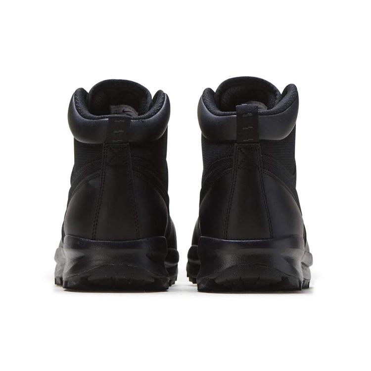 Nike Manoa Leather TXT 'Черный' 2019 (унисекс) Черные / Черные / Черные уличные ботинки 456975 001