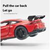 1/32 Porsche 911 GT3 RS Металлическая литая модель гоночного автомобиля Коллекция Хобби Декоративные Миниатюрные Украшения Звук Свет Игрушка Подарок для Друзей