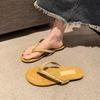 Retro Flat-bottomed Slippers Women's Shoes Summer Wear Seaside Cool Slippers Fashionable Red Flip-flops