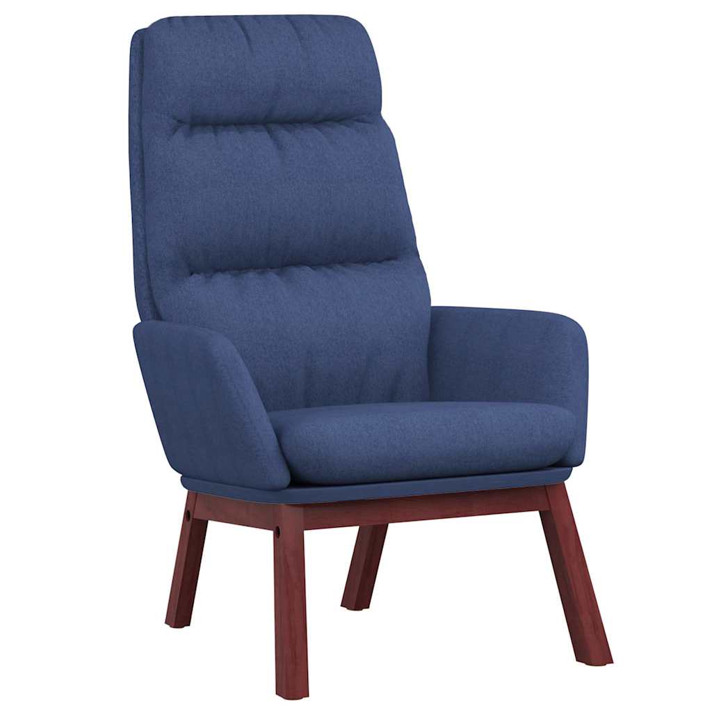 Recliner Chair Blue Fabric